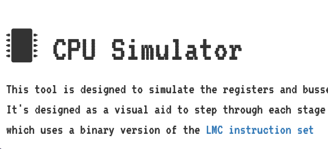 一个简单的cpu模拟器